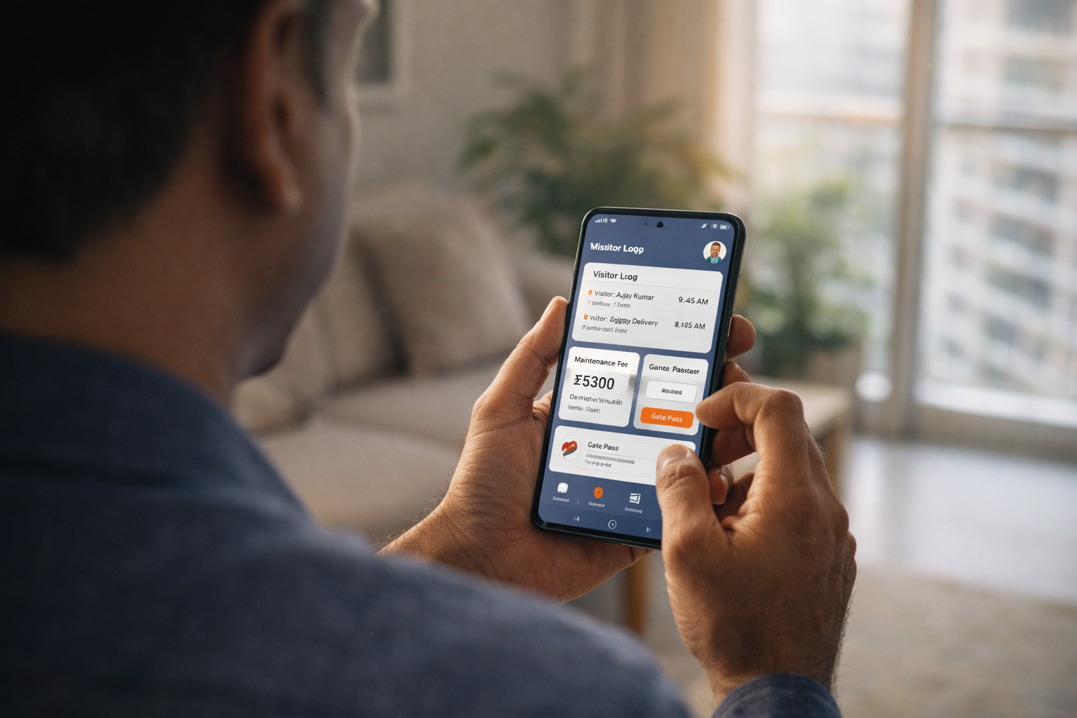 AptLok MyAssociation mobile app dashboard